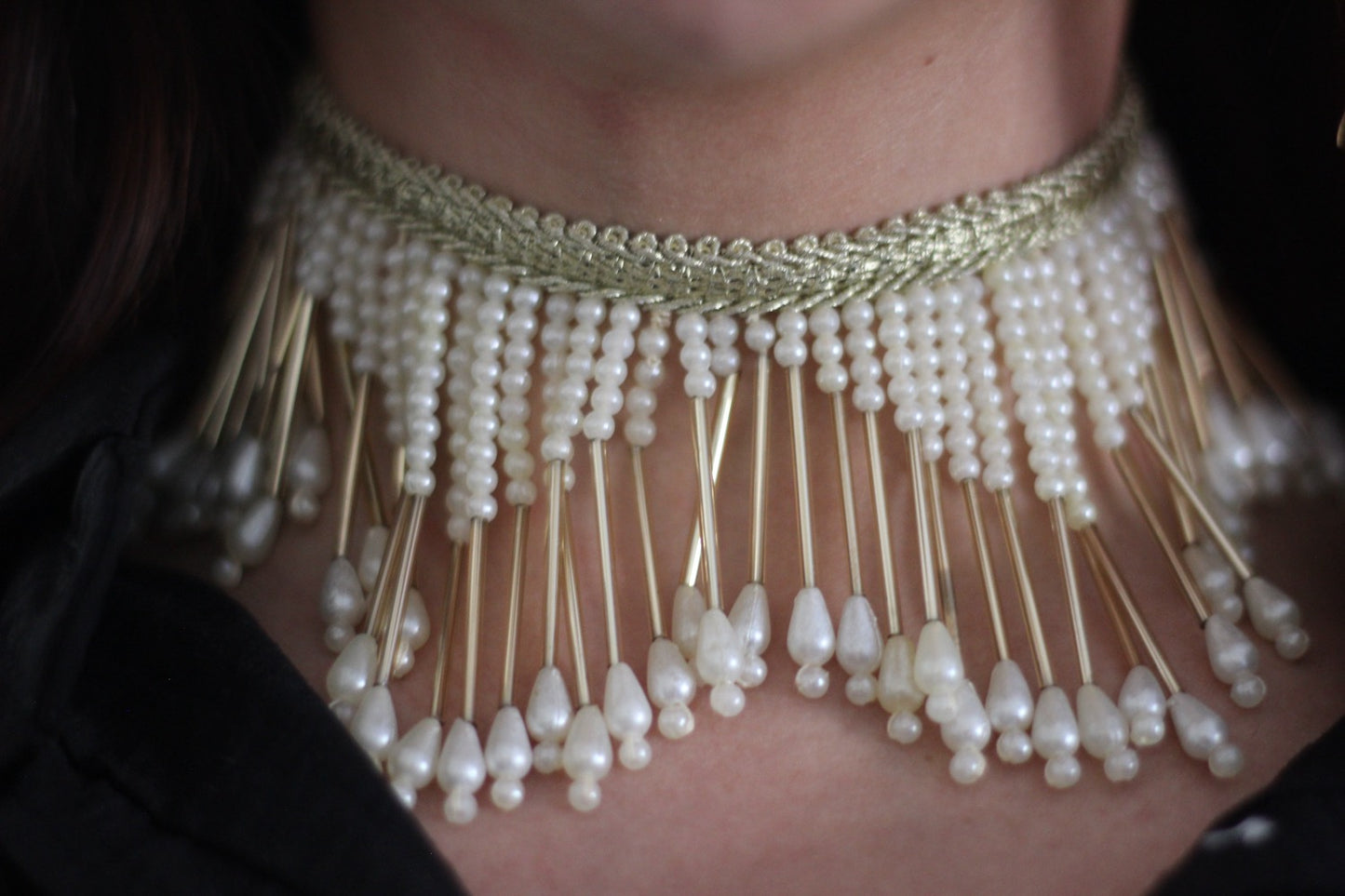 Chocker Lluvia Perlada