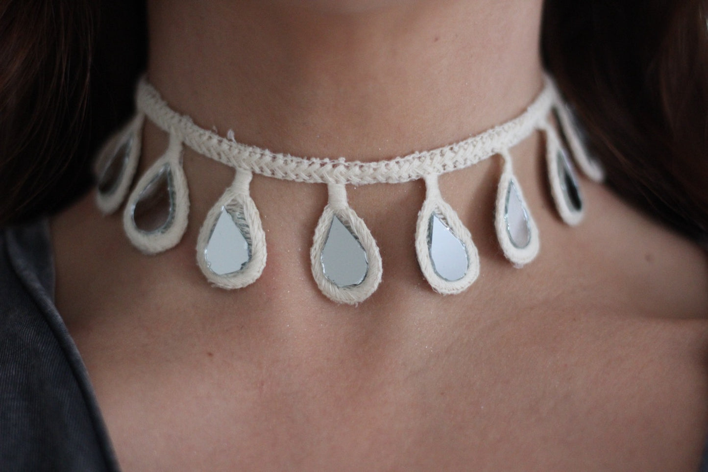 Chocker Pétalo Blanco
