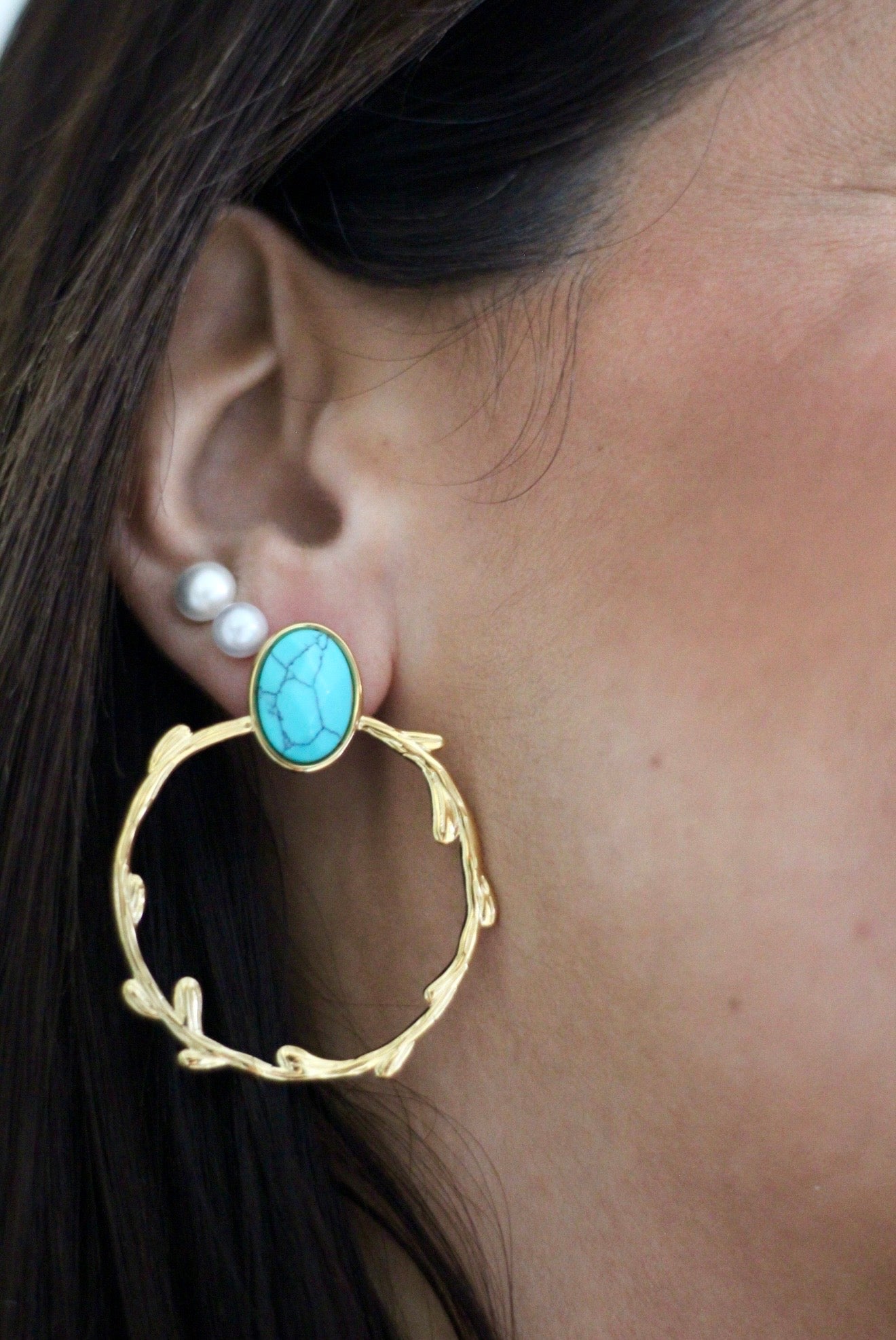 Pendientes Zafira Azul
