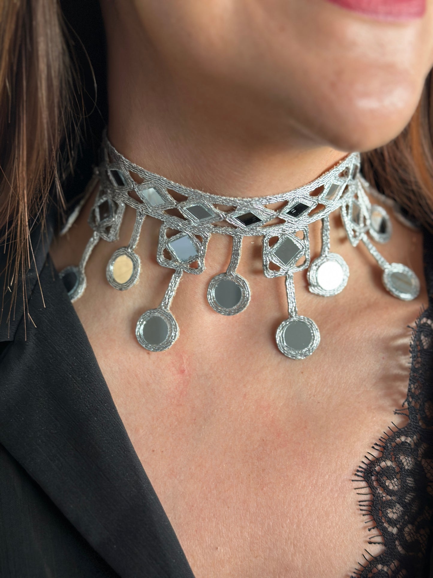 Chocker Cleopatra Plateado