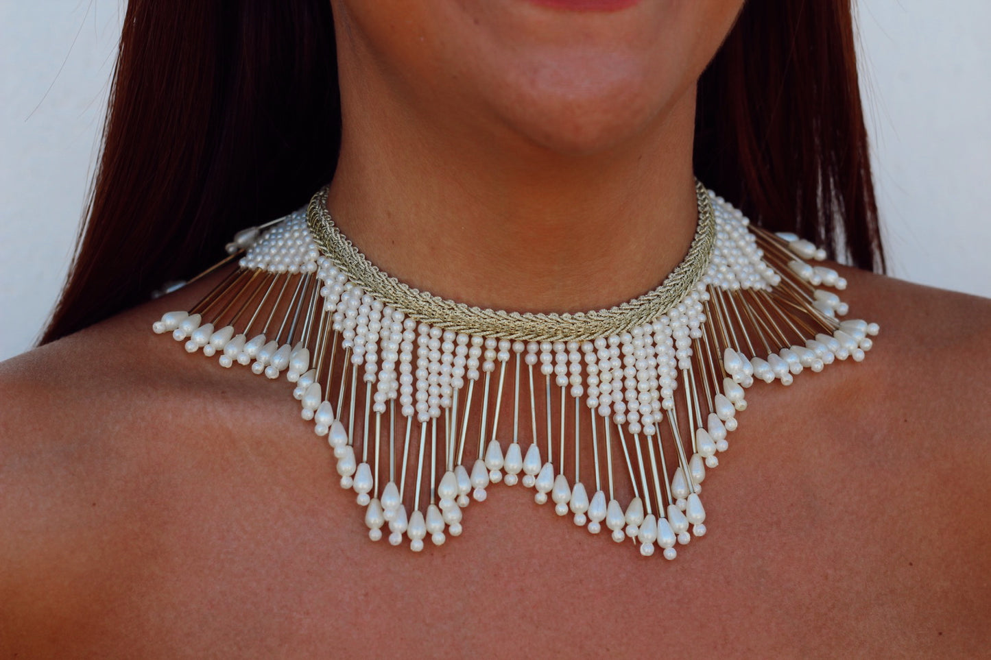 Chocker Lluvia Perlada