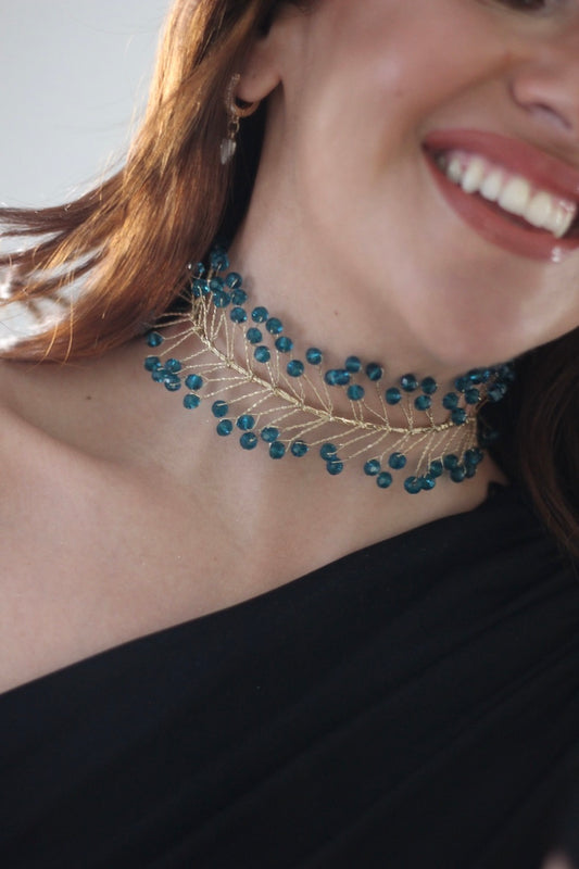 Chocker Elsa Azul