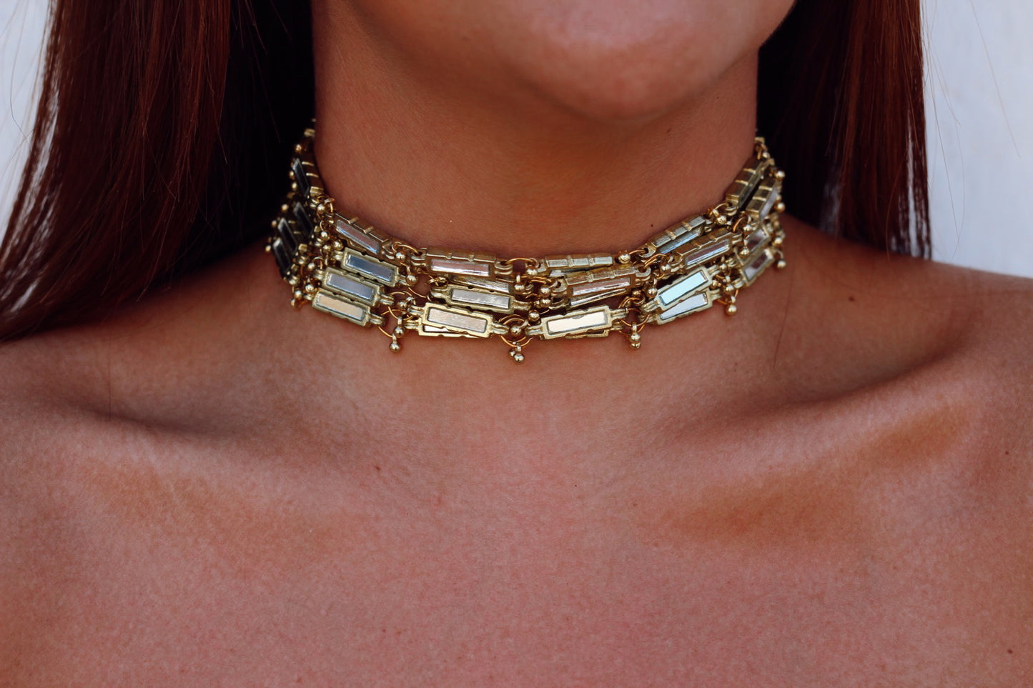 Choker Éclat Doré