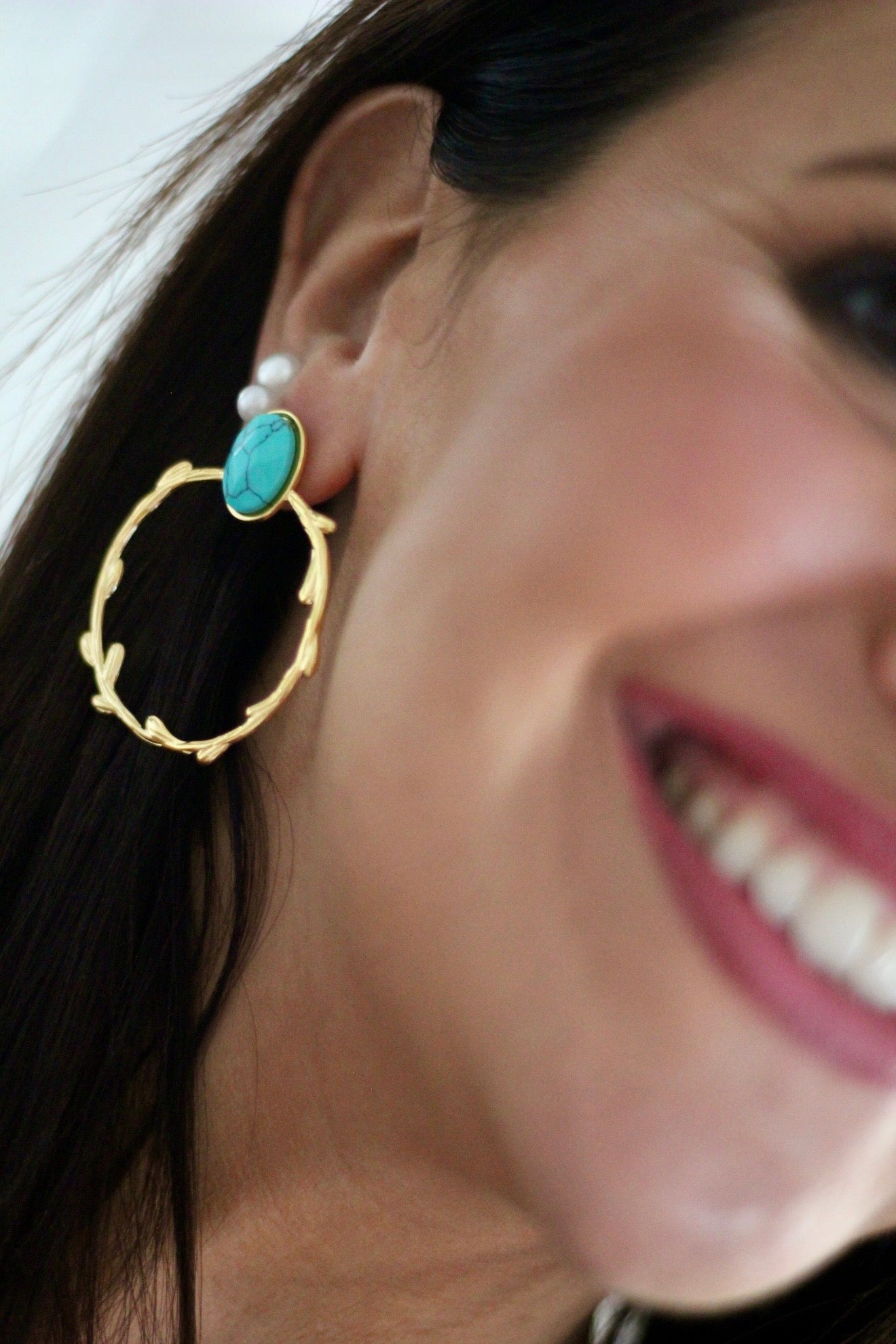 Pendientes Zafira Azul